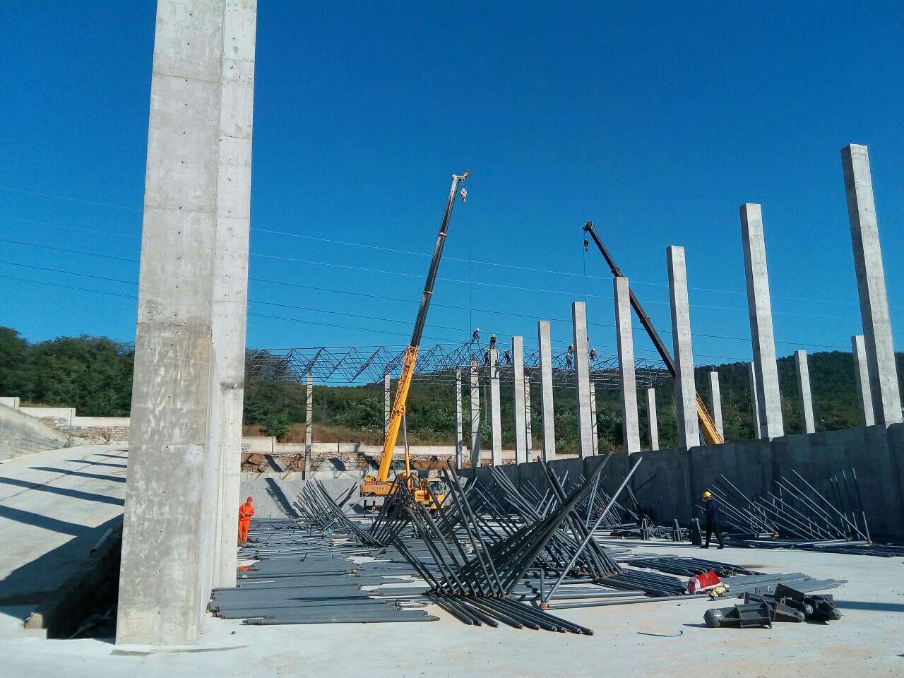 徐汇搅拌站网架